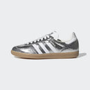 Samba OG - Silver Metallic Cracked Leather