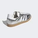 Samba OG - Silver Metallic Cracked Leather