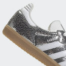 Samba OG - Silver Metallic Cracked Leather