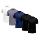 Kit 5 Camiseta Masculina Dry Proteção Solar UV Térmica Academia Treino Camisa Praia – Camisetas Confortável